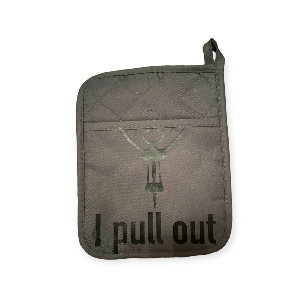 Pull out funny punny pot holder i pull out corkscrew
